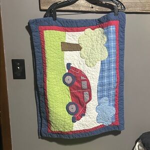 Y2K Vintage 2 Colourful Car Design Quilt Shams for Kids